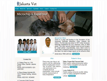 Tablet Screenshot of jakartavet.com